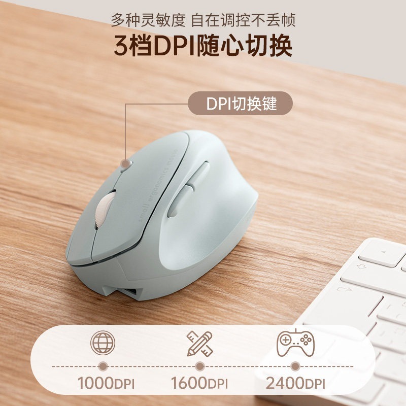 Gaming Keyboard 1 Hand - SANWA 2,4G Kabellose Bluetooth-Maus Anpassbare Dual-Modus