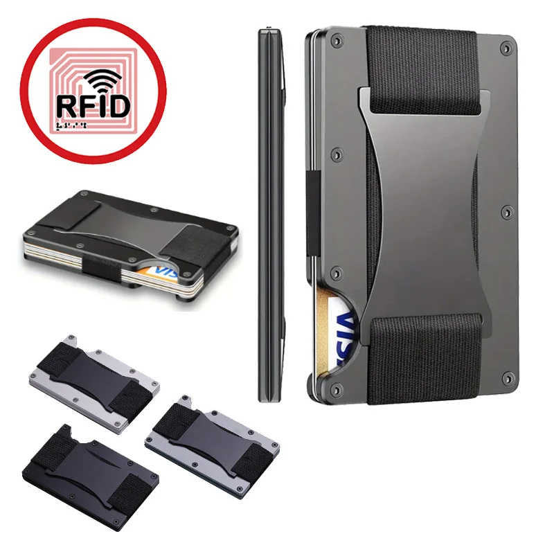 Aluminum Case 65 - 2026 Neuer Schlanker RFID-Schutz Kartenhalter für