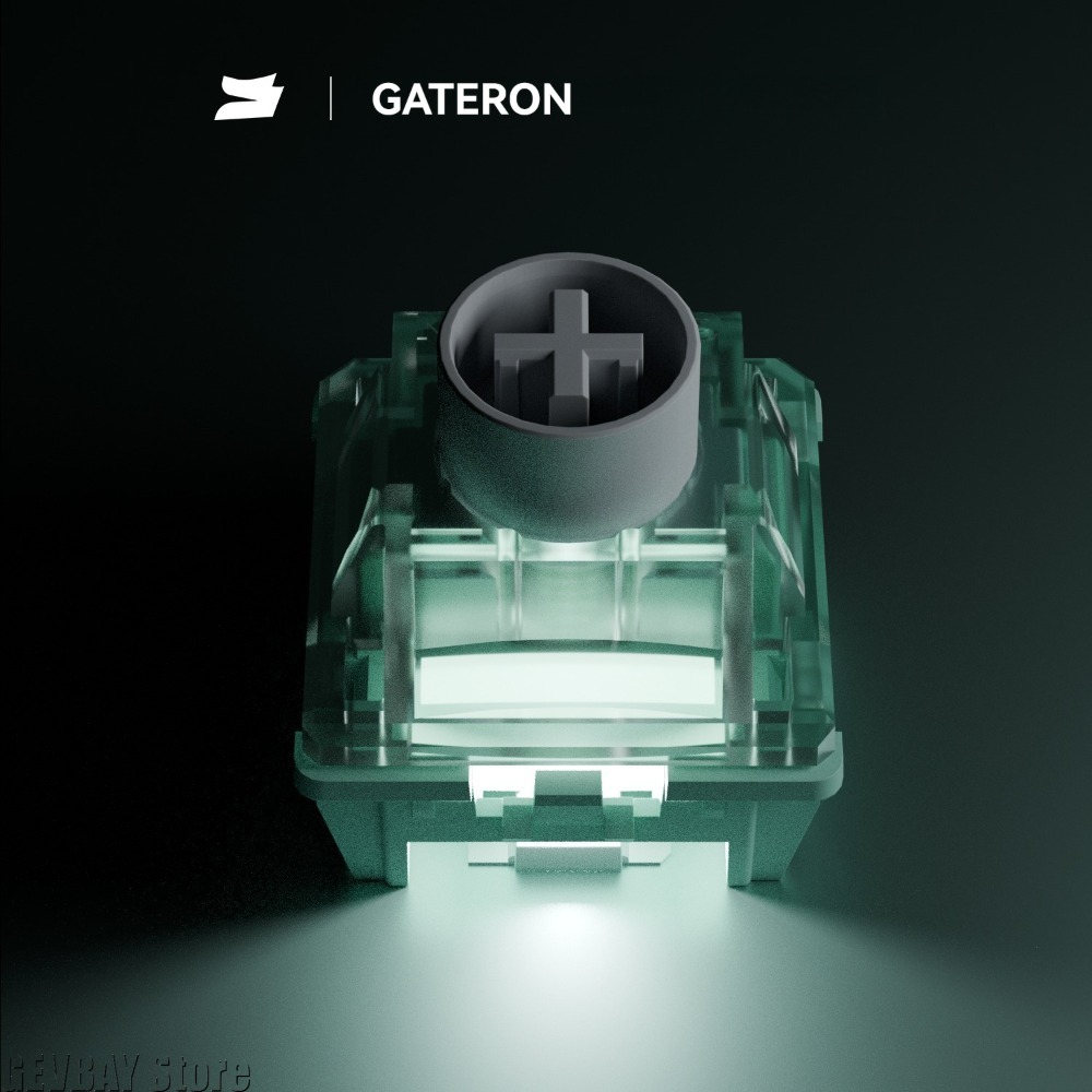 Gaming Keyboard Hall Effect Switches - GATERON Magnetischer Jade-Ultra-Schalter, linear, frei einstellbar,