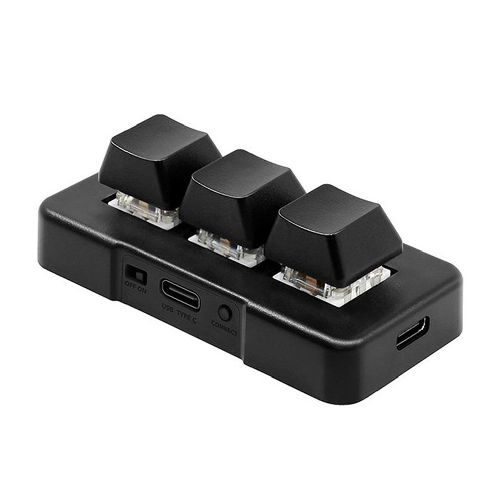 Gaming Keyboard Mini Mechanical - MK321-Pro kleine Tastatur 3-Tasten angepasste Tastatur