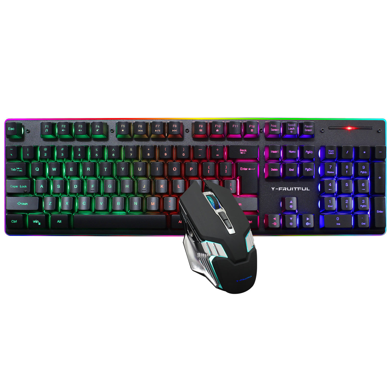 Gaming Keyboard And Mouse Combo - 104 Tasten RGB-Computer, kabellos, über USB
