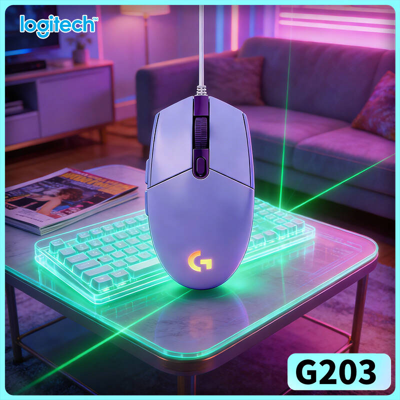 Logitech Mouse G203 - Logitech G203 Prodigy RGB Gaming-Maus, kabelgebunden,