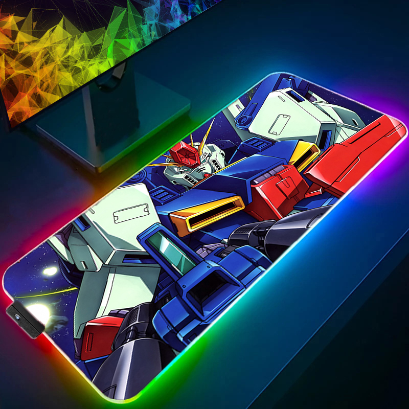Gaming Keyboard And Mouse Mobile - RGB großes E-Sport-Mauspad, glatt, flexibel, Mobile