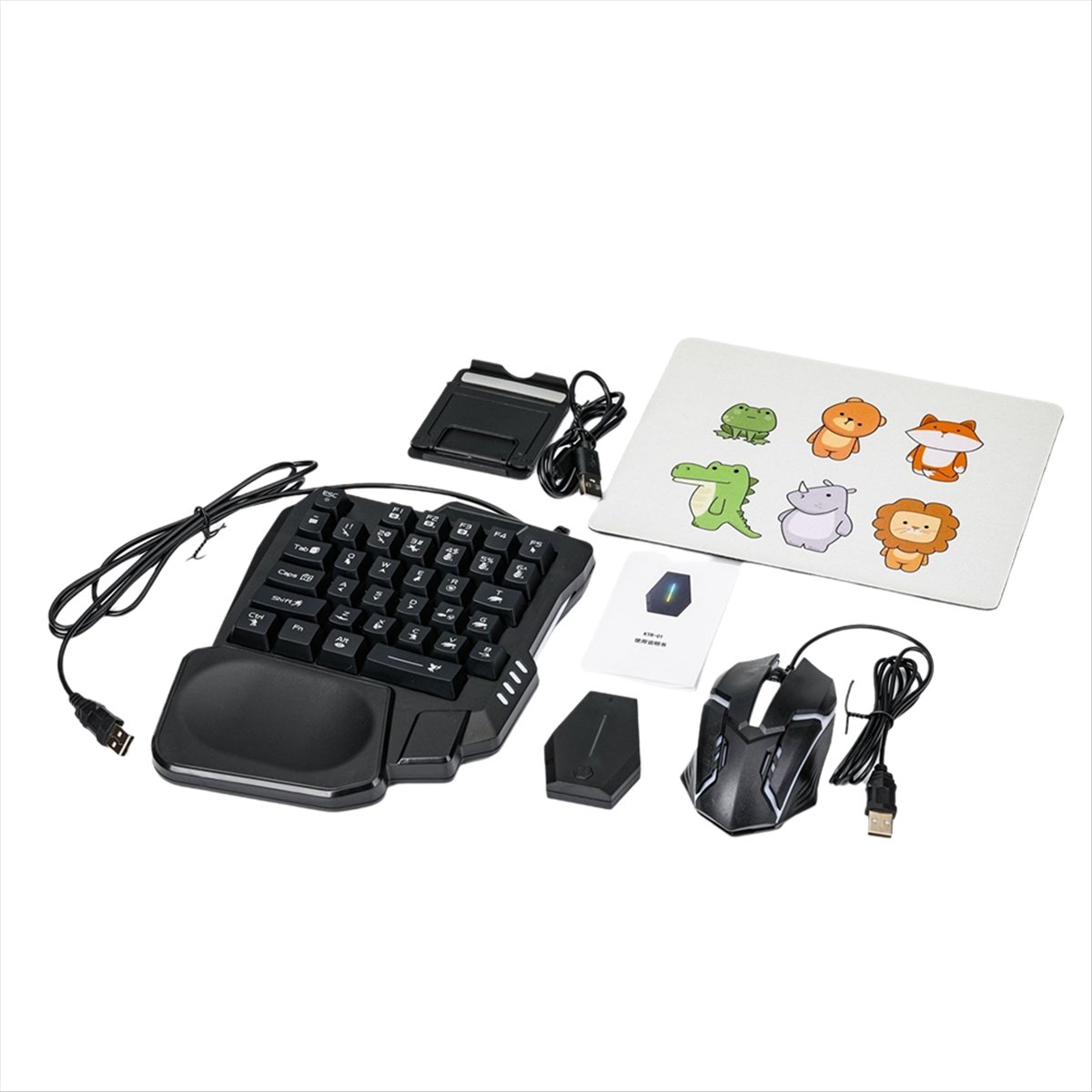 Gaming Keyboard And Mouse Combo - ★ ▲ 35-Tasten Ergonomische RGB-Gaming-Tastatur +