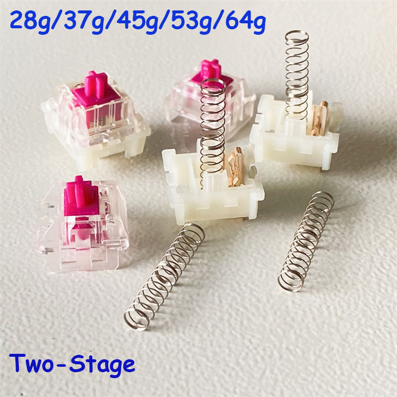 Gaming Keyboard Mini Mechanical - 28g 37g Zweistufige Mx Schalter Frühling