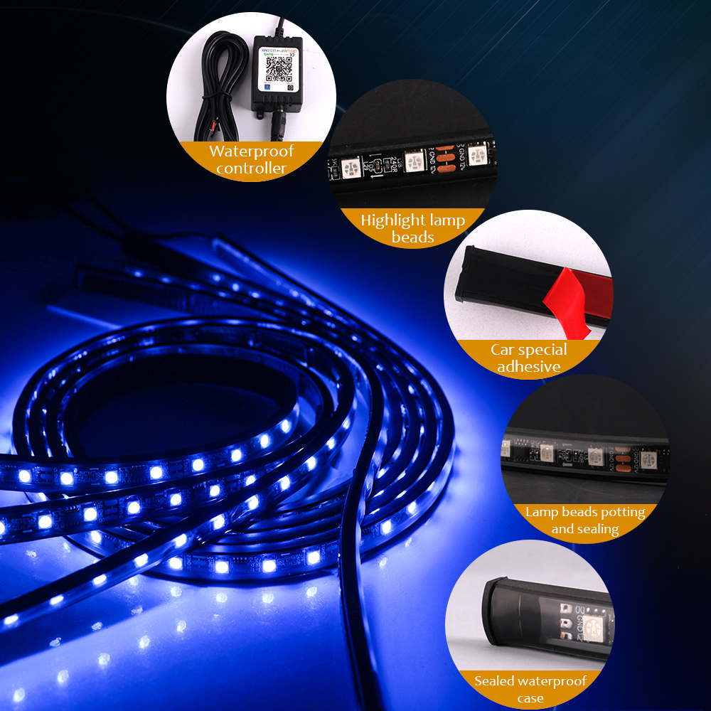 Auto Under glow LED Lichter St – Rgb Underglow Strip Bewertung und Preis