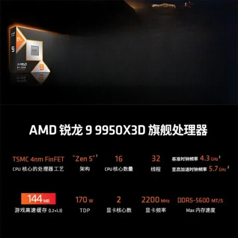 AMD Ryzen 9 9950X3D Prozessor  – Amd Cpu Ryzen 9 Bewertung und Preis