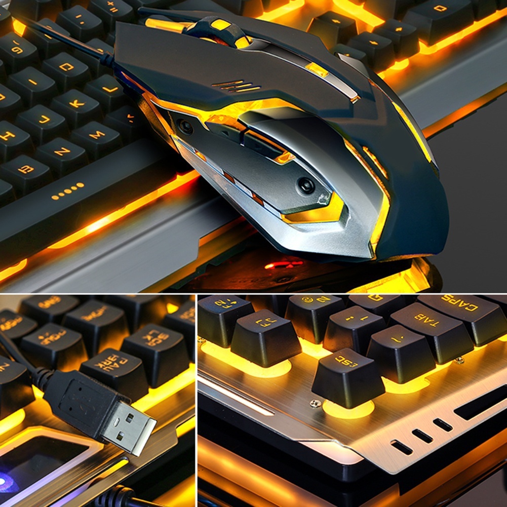 V1 USB-Kabelgebundene Mechanis – Gaming Keyboard And Mouse Combo Bewertung und Preis