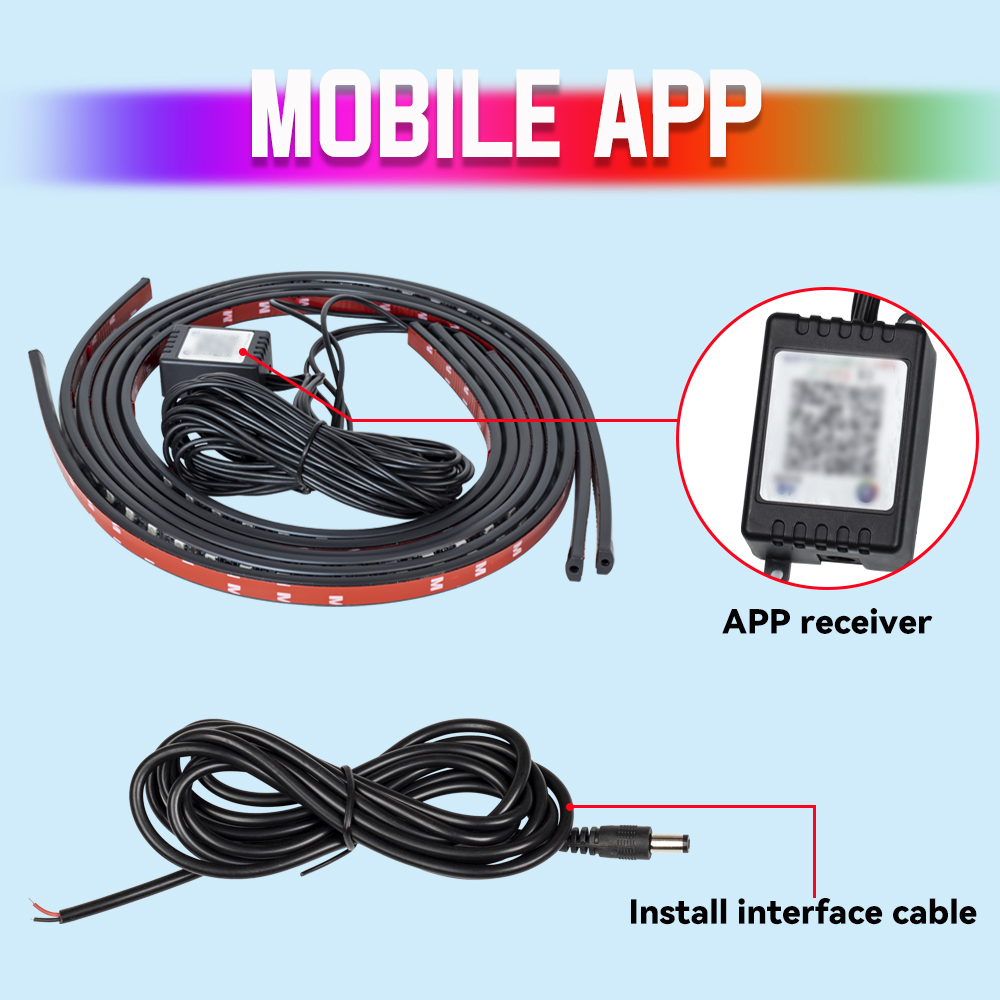 Auto-Unterbodenbeleuchtung Fle – Rgb Underglow Strip Bewertung und Preis