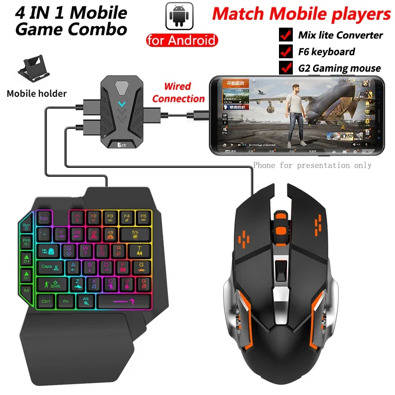 Auf Lager: Mixlite Gamepad für – Gaming Keyboard And Mouse Mobile Bewertung und Preis