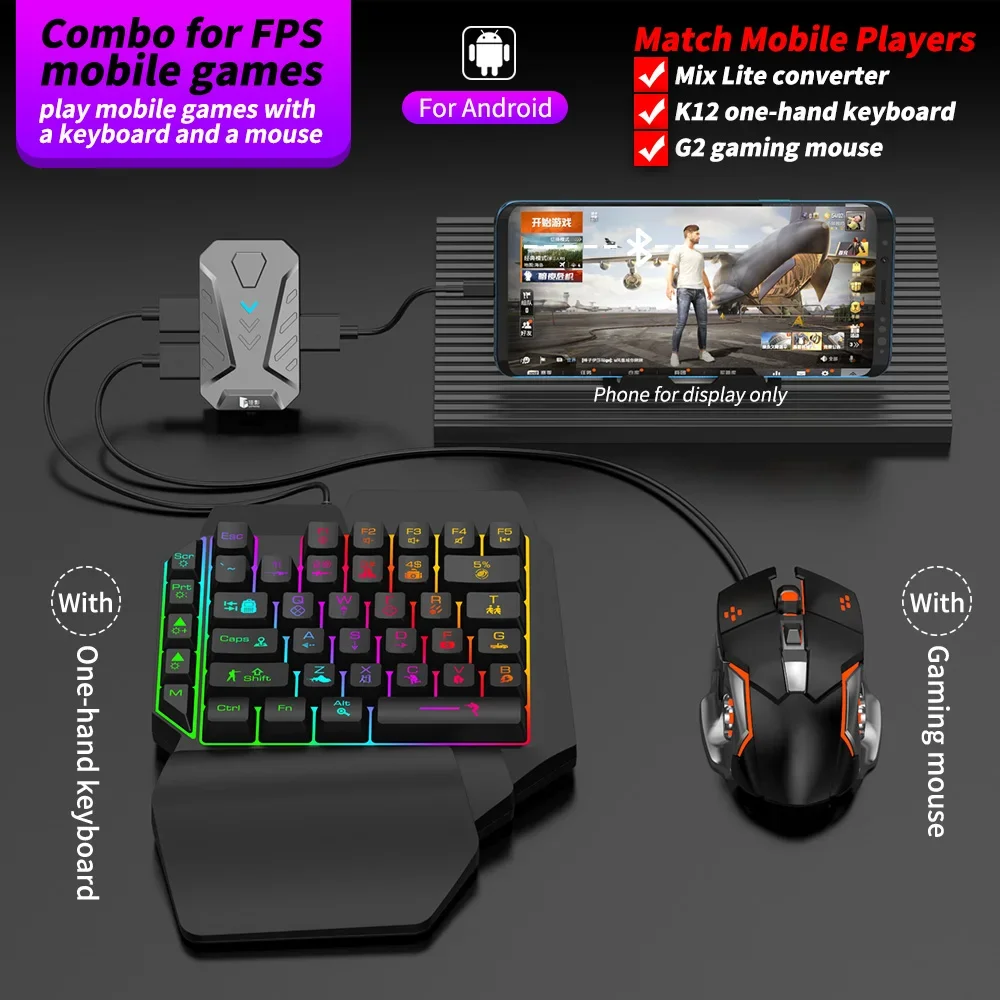 Auf Lager: Mixlite Gamepad für – Gaming Keyboard And Mouse Mobile Bewertung und Preis