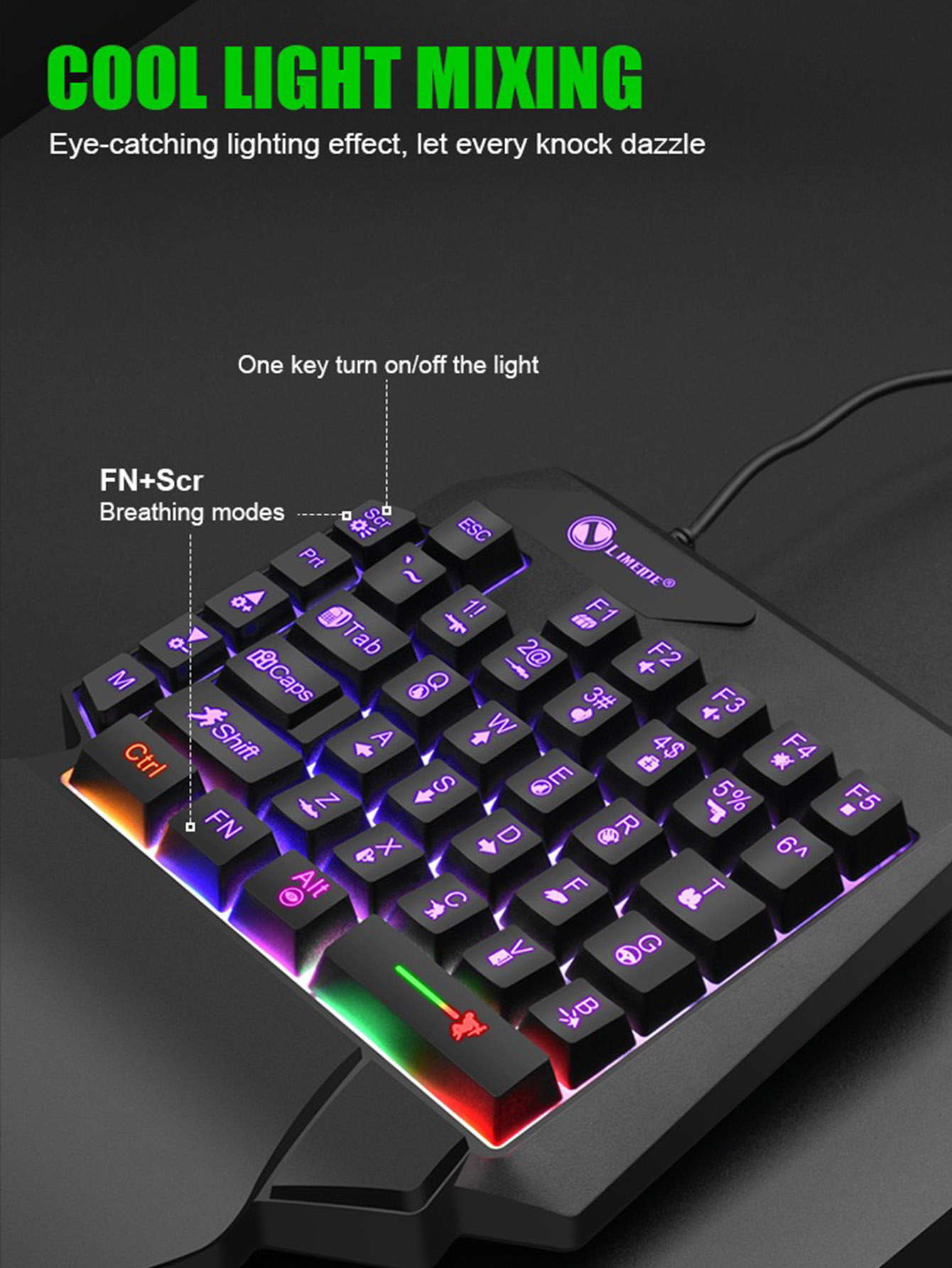 Mechanische Einhand-Gaming-Tas – Gaming Keyboard 1 Hand Bewertung und Preis