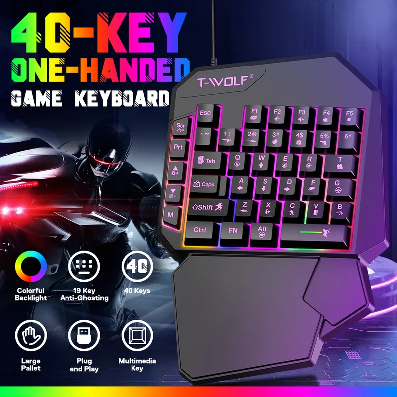 5-in-1-Set, 35 Tasten, einhänd – Gaming Keyboard 1 Hand Bewertung und Preis