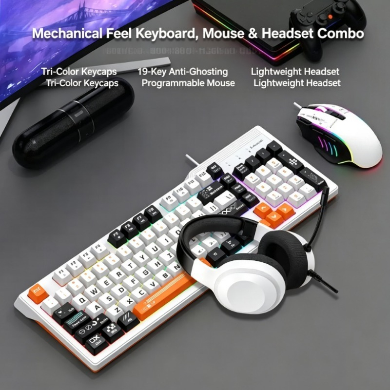 K8pro 3-in-1 Gaming-Kombi-Set: – Gaming Keyboard And Mouse Combo Bewertung und Preis