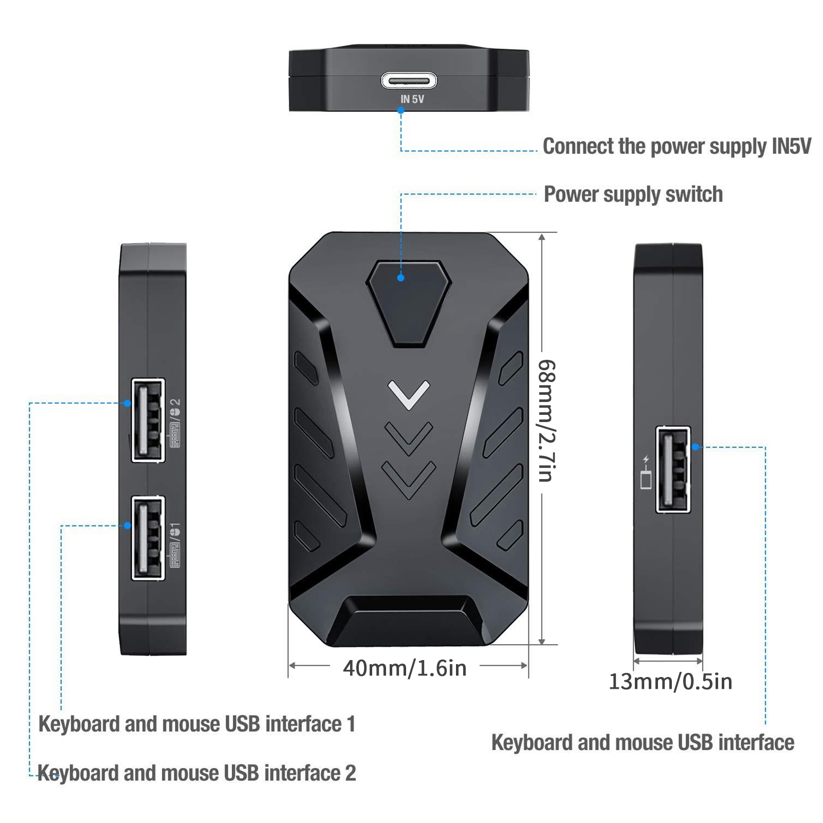 Gaming-Tastatur-Maus-Konverter – Gaming Keyboard And Mouse Mobile Bewertung und Preis