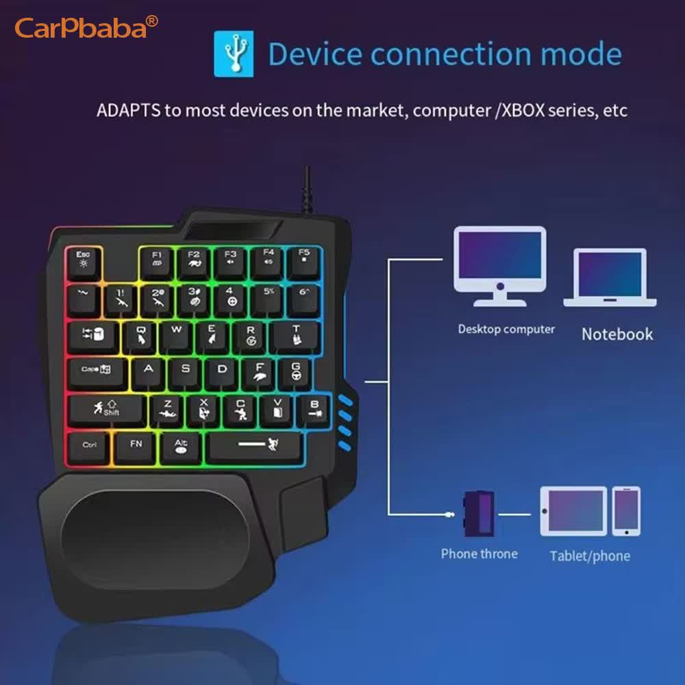 USB-Einhand-Gaming-Kit: Kompak – Gaming Keyboard 1 Hand Bewertung und Preis