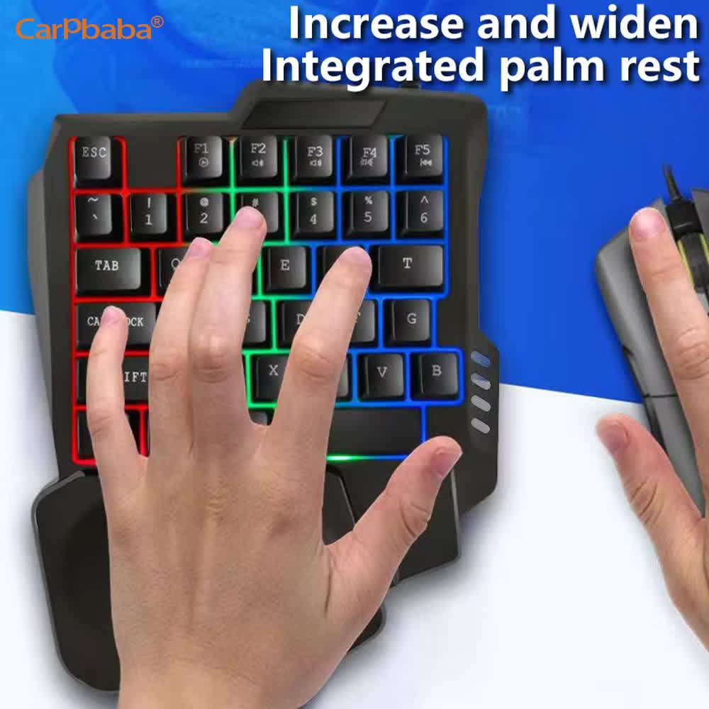 USB-Einhand-Gaming-Kit: Kompak – Gaming Keyboard 1 Hand Bewertung und Preis