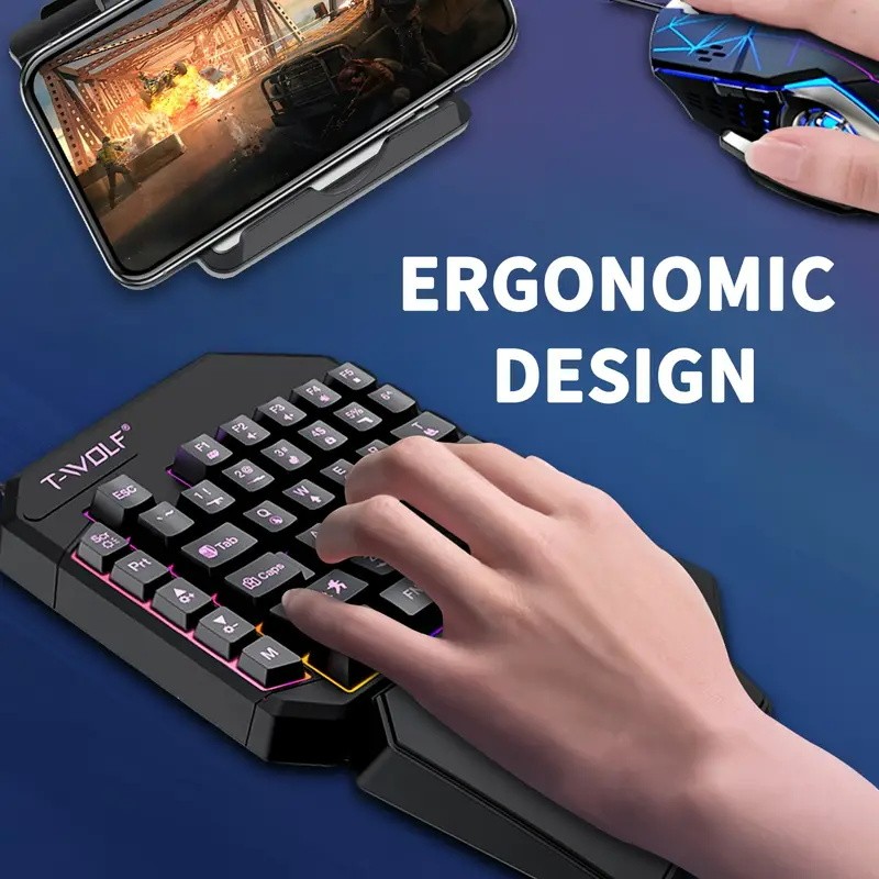 FocusOnPC TF900 2-in-1 Mobiler – Gaming Keyboard 1 Hand Bewertung und Preis