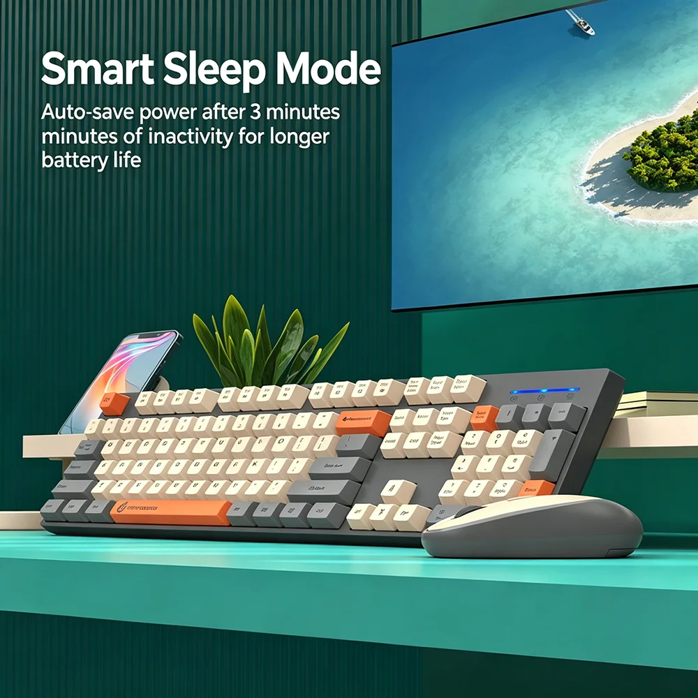 KEBIDUMEI 2,4G Kabelloses Tast – Gaming Keyboard And Mouse Combo Bewertung und Preis
