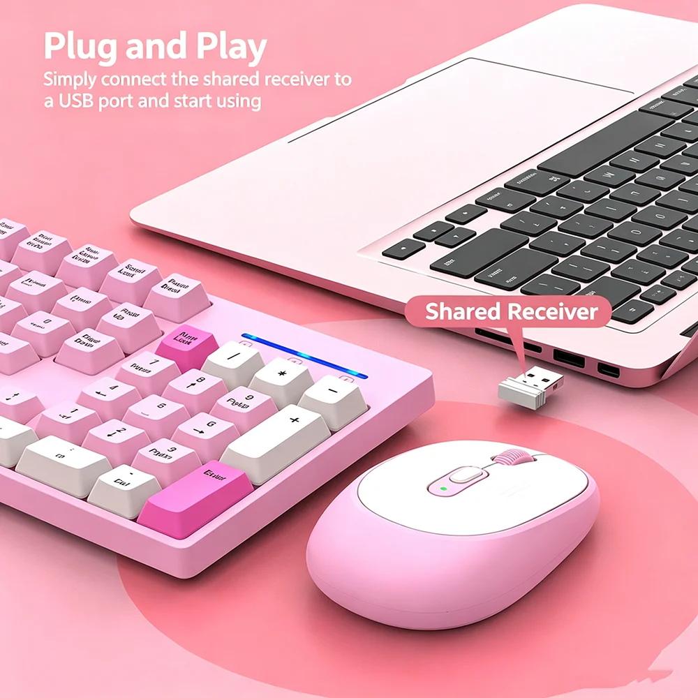 KEBIDUMEI 2,4G Kabelloses Tast – Gaming Keyboard And Mouse Combo Bewertung und Preis