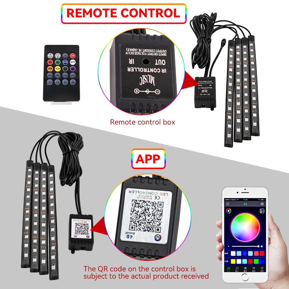 RGB Motorrad LED Underglow Umg – Rgb Underglow Strip Bewertung und Preis