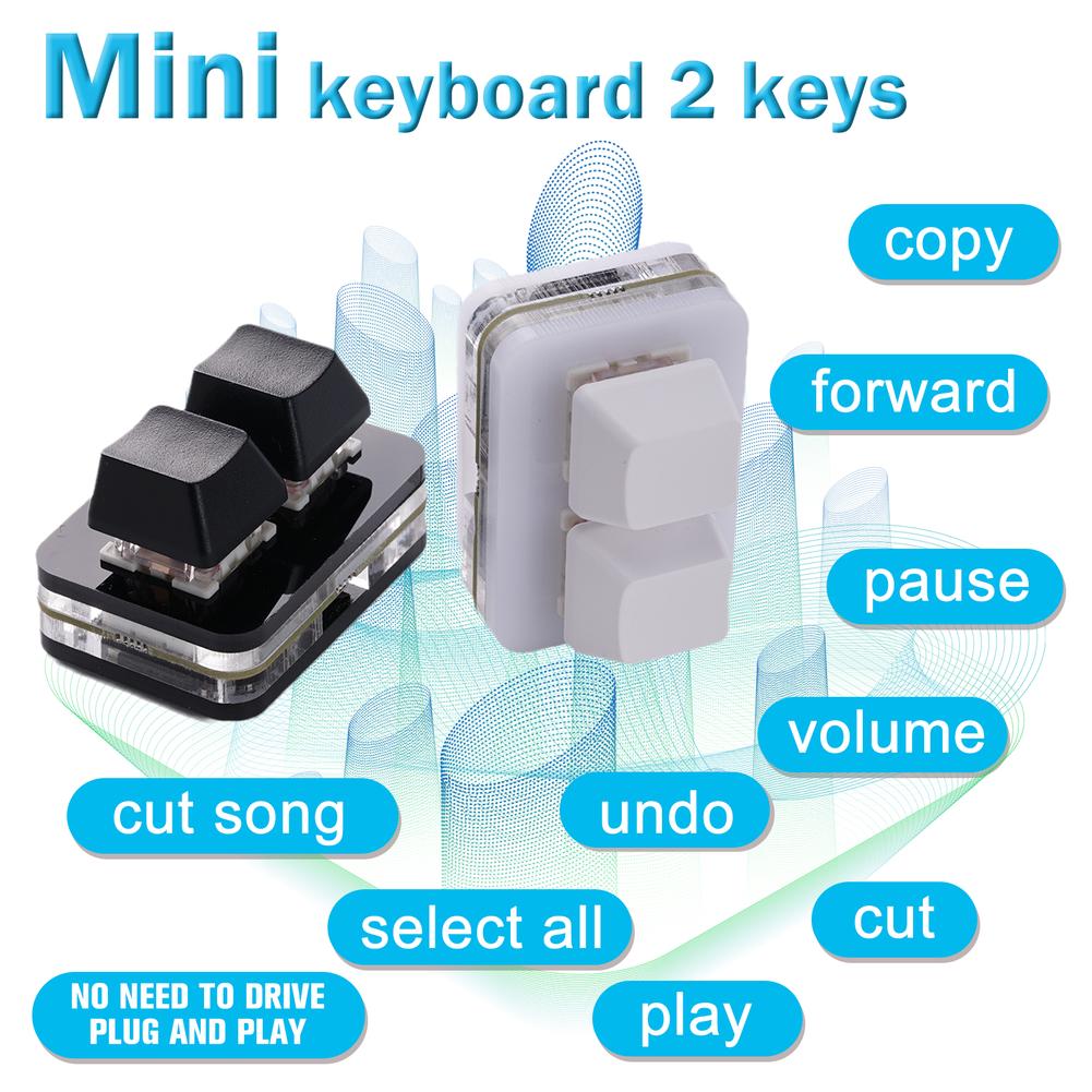 OSU Benutzerdefinierte 2-Taste – Gaming Keyboard Mini Mechanical Bewertung und Preis