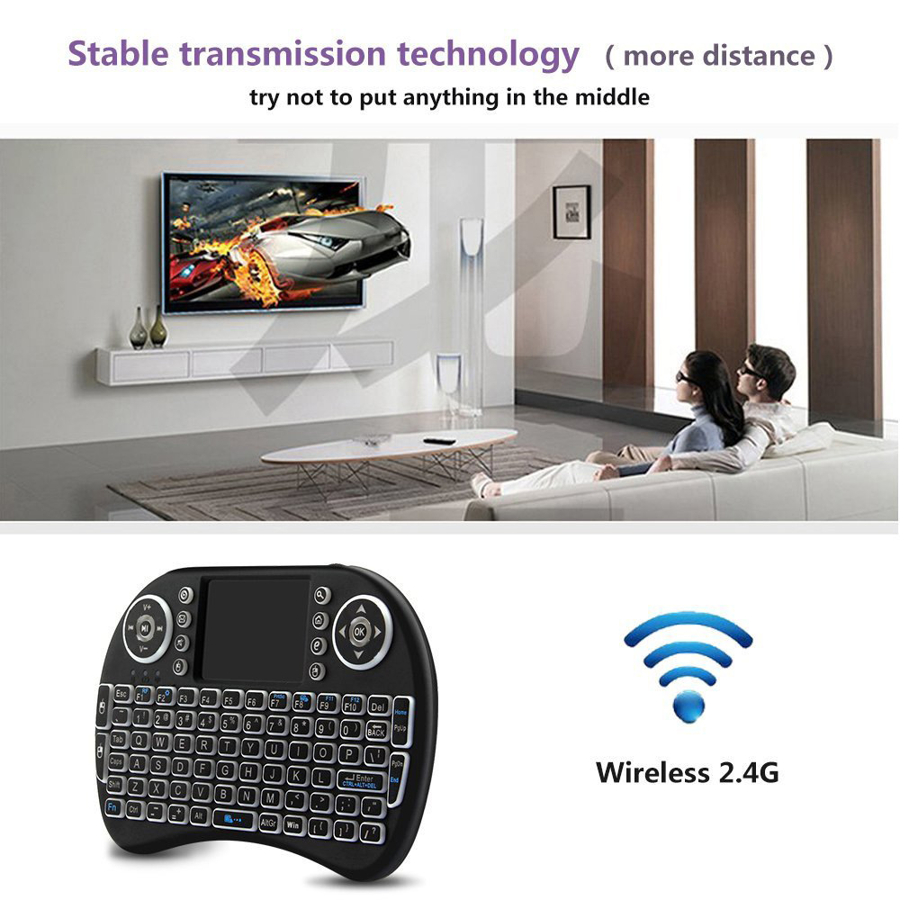Mini-Funktastatur mit Hintergr – Gaming Keyboard And Mouse Combo Bewertung und Preis