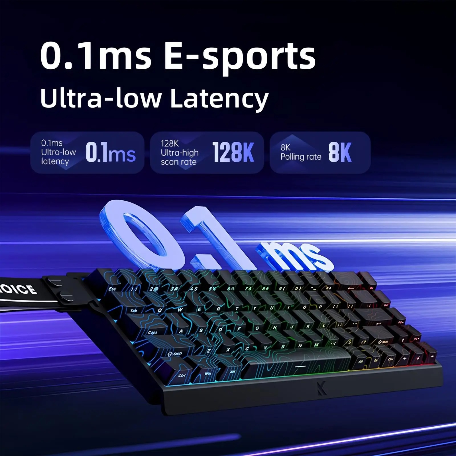 MCHOSE ACE 68 Gaming-Tastatur  – Gaming Keyboard Hall Effect Switches Bewertung und Preis