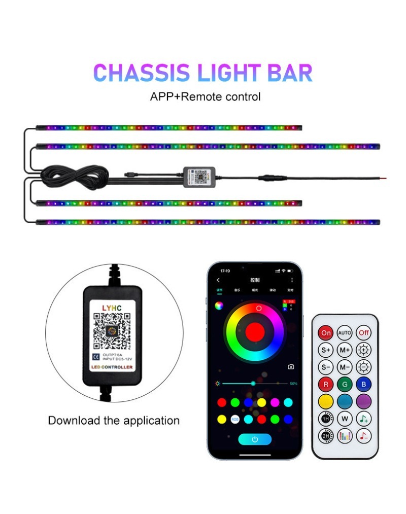 4in1 Auto Flexible Underglow S – Rgb Underglow Strip Bewertung und Preis