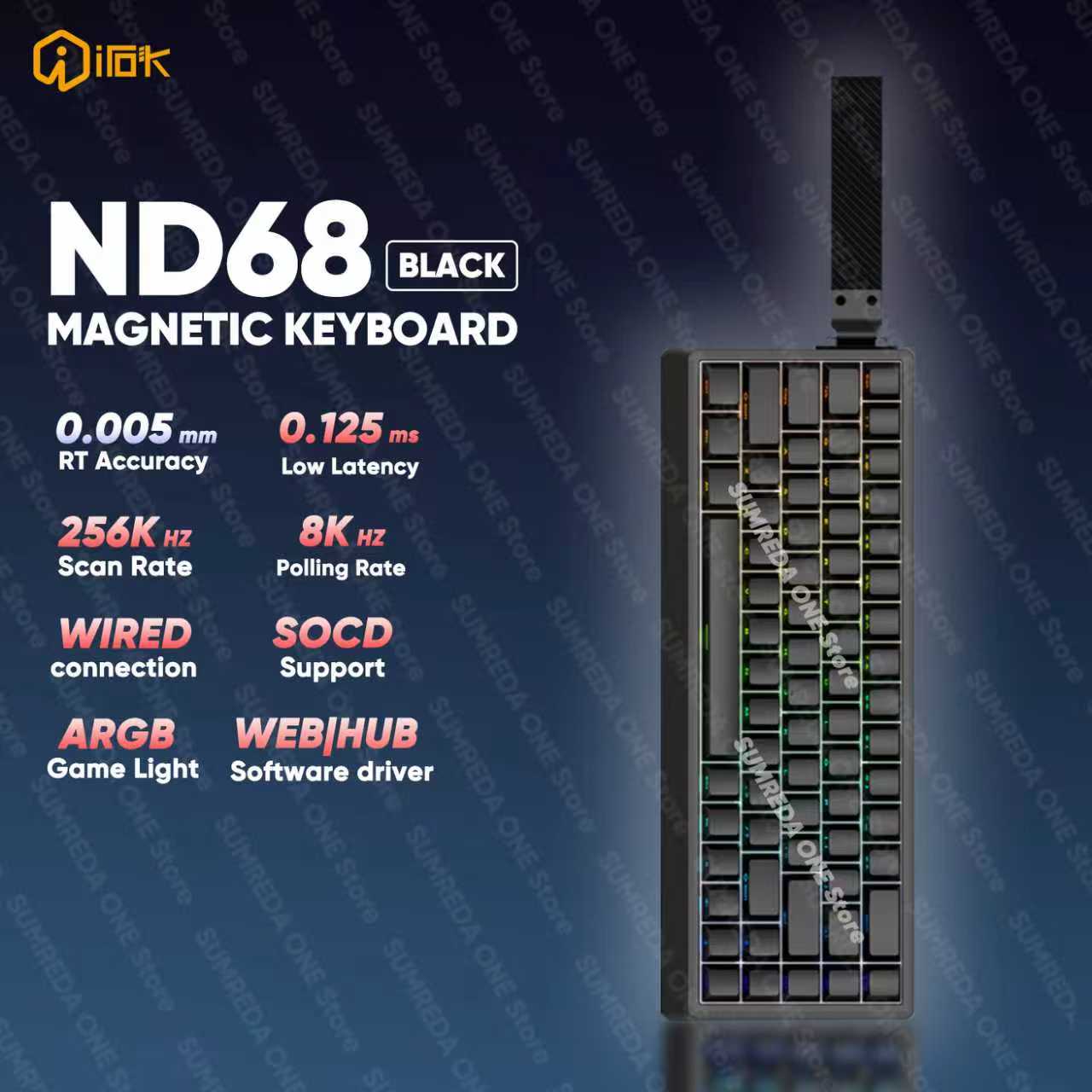 IROK ND68 ND68Pro Hall-Effekt- – Gaming Keyboard Hall Effect Switches Bewertung und Preis